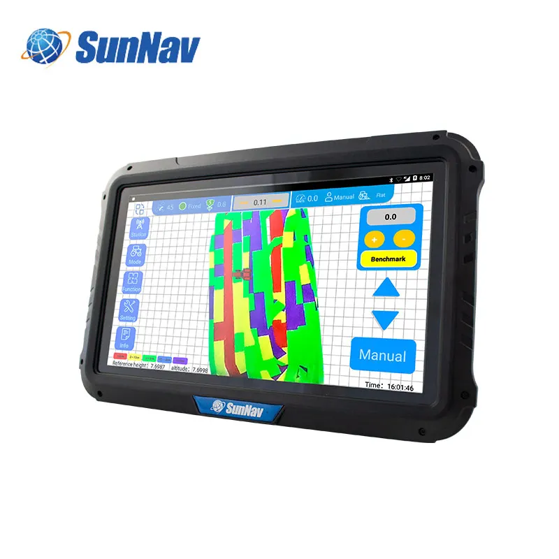 GPS agriculture land leveling system sunnav AG2000M slope leveling earthworks gps system