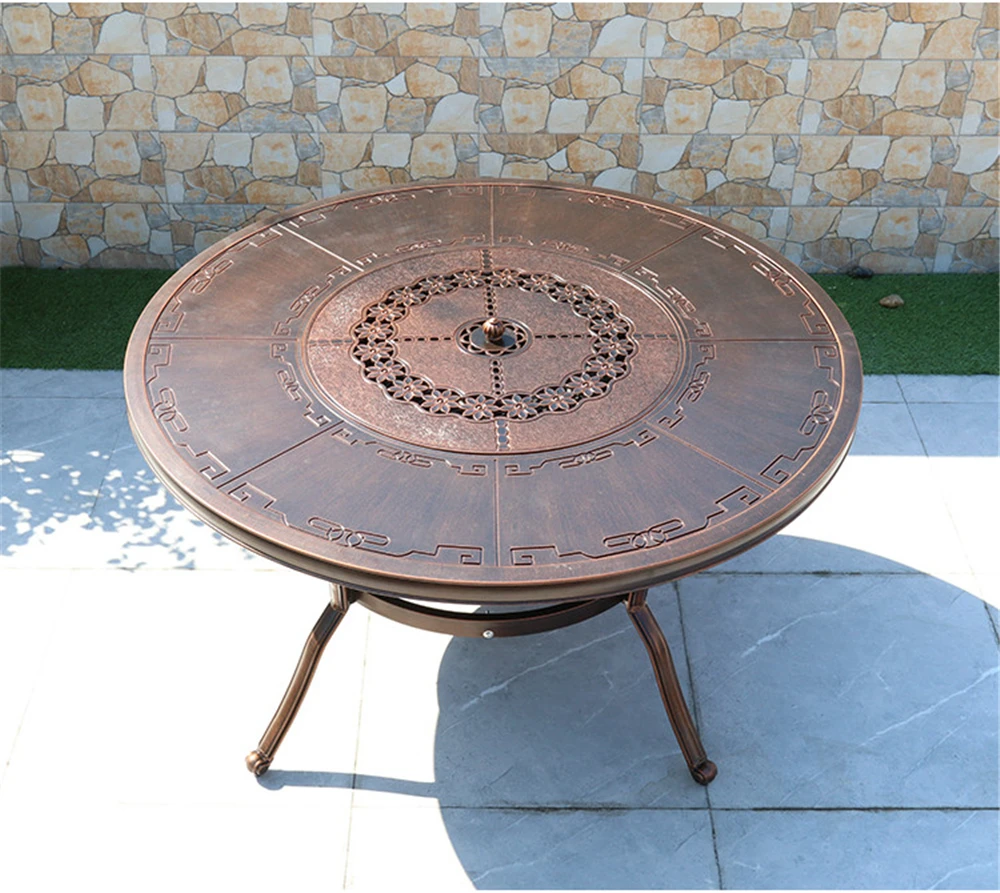 Multifunctional outdoor casual picnic Barbecue Aluminum Table Dew Barbecue table