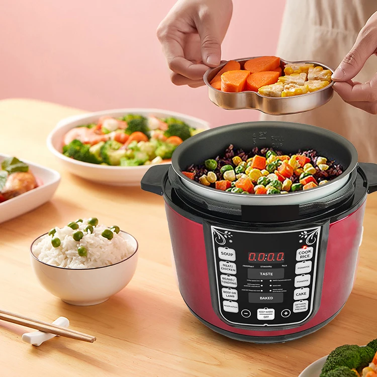  4L/5L/6L Electric Pressure Cooker with Certification Multifunctional Direct Manufacturer Stainless Steel Inner
