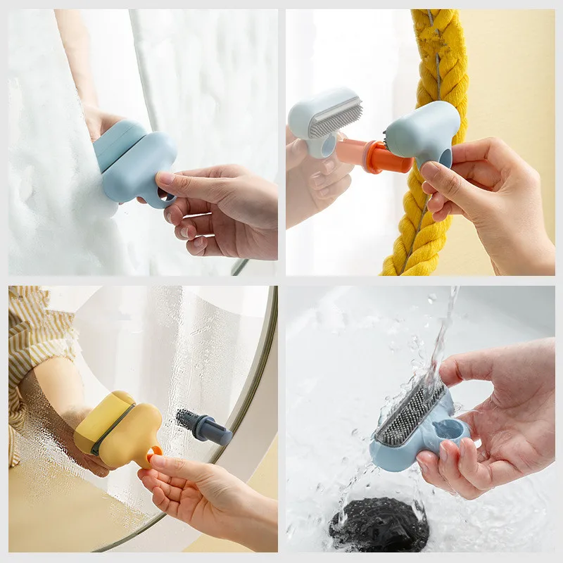 Cleaning squeegee for shower Mirror Suction Wall T shaped Mirror Glass Cleaning Drying Descaling Cleaner