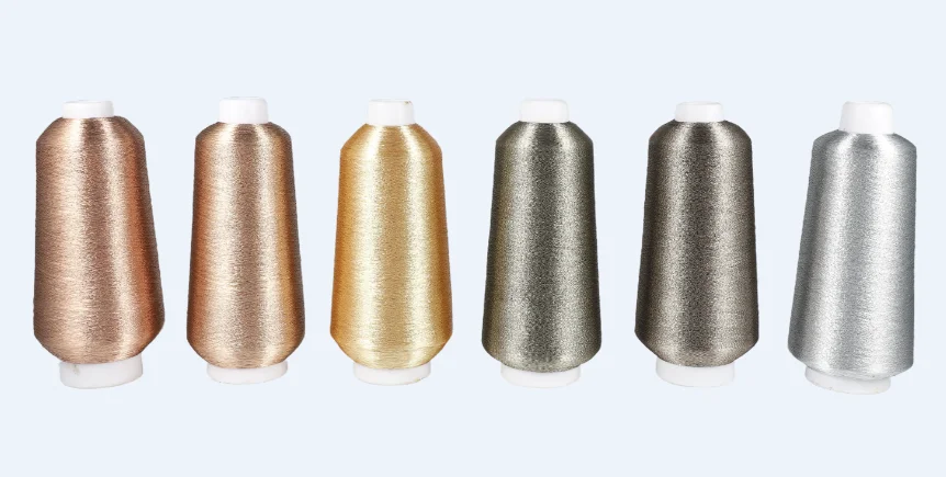 High Quality MS Type Metallic Yarn Hot Sell in Pakistan Dubai embroidery metallic yarn zari