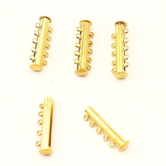 
10 pcs/package diy jewelry accessories magnetic buckle pearl bracelet necklace buckle three-breasted connection buckle 