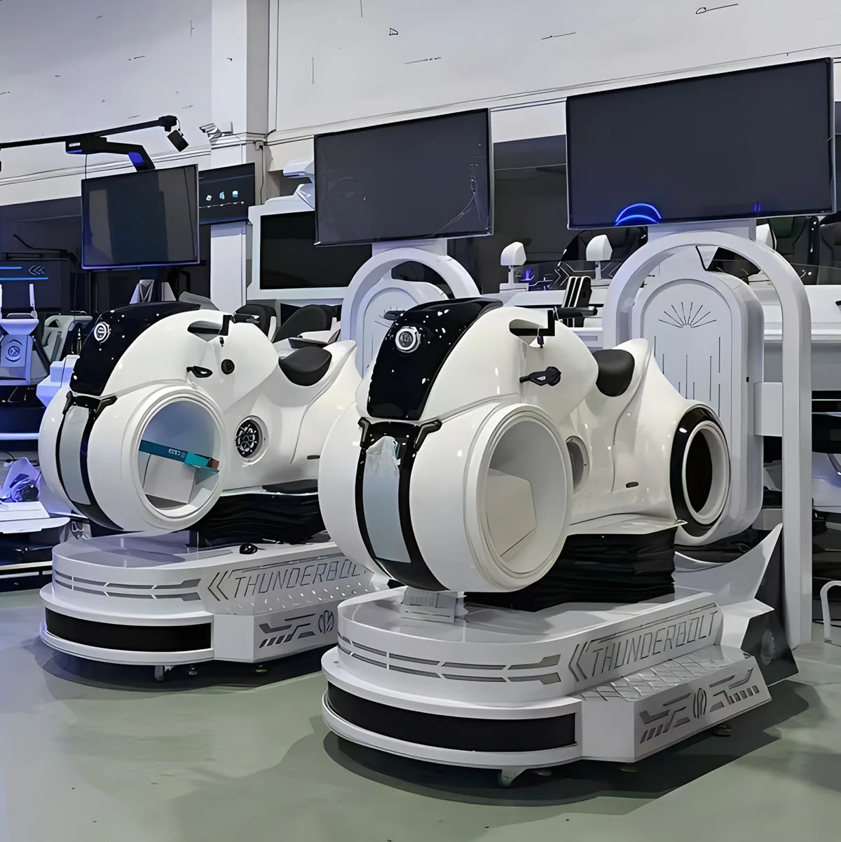 Exclusive 9D VR Virtual Reality Car Racing Games Dynamic Motion Simulator VR Sport Arcade Machine