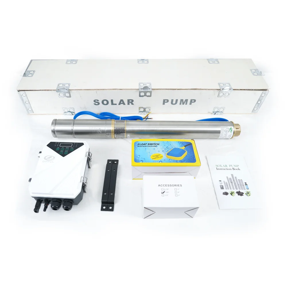 Amazing Wholesale 48v Dc 750w Stainless Steel High Pressure Solar Deep Well Submersible Pump For Agricultural Irrigation