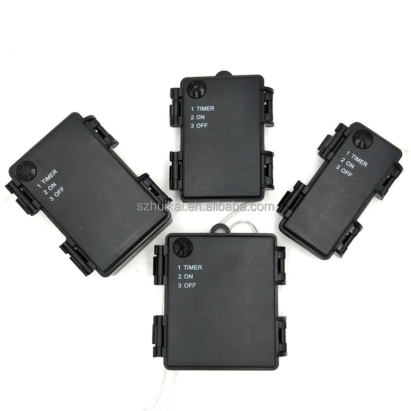 Hot Selling AA 2/3/4/6 coil waterproof battery holder case high quality ABS battery holder timer