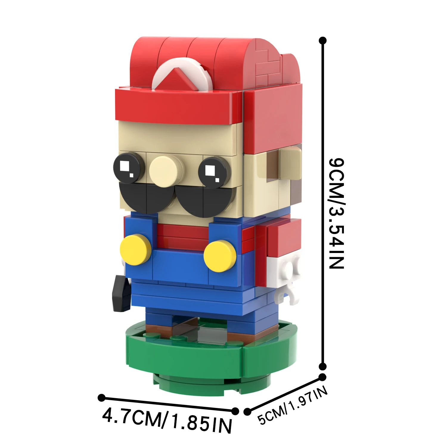 MOC7043 MOC7044 Марио Луиджи Nano кирпичи игровой персонаж Бро мультфильм экшн-модель развивающие строительные блоки детские игрушки
