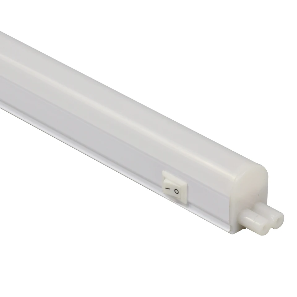 30cm T5 Tube Batten Light with Switch Aluminum Body & SMD2835 Chip for Hotel & Warehouse LED Source PC Material