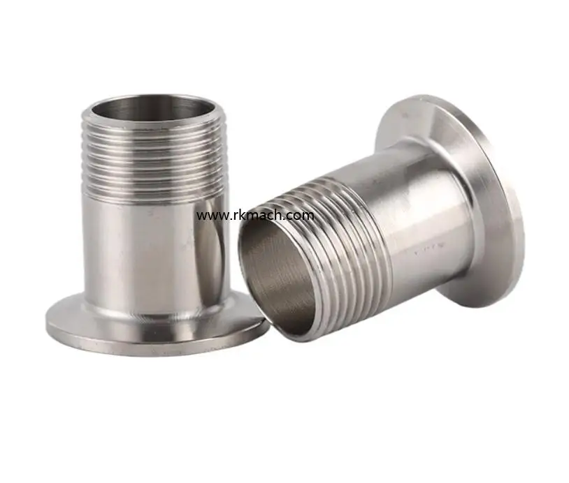 food industry stainless steel 304 DN20 Tri Clamp Male Thread Ferrule Adapter