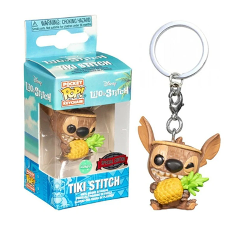 Funko Pop Elvis stitch Action Figure Keychain Toys 4cm