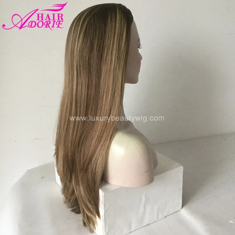 H65 High quality 28inch long human european hair Fast delivery Sheitel Kippah Fall hair weft made jewish kosher wigs