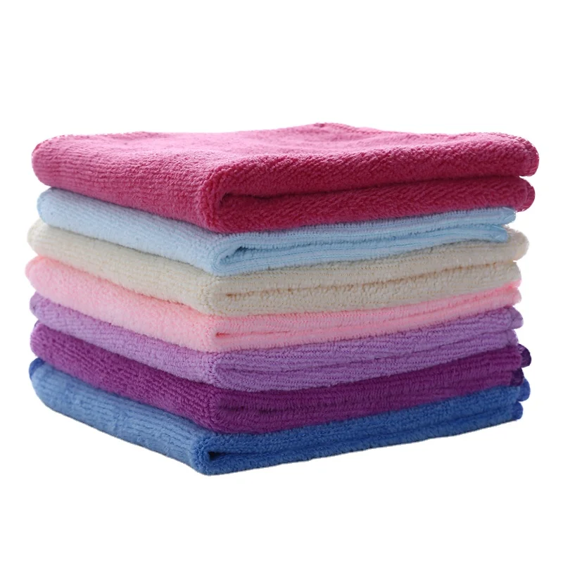 OEM Wholesale Super Absorbent Microfiber Cleaning Cloths Car Kitchen Towel, Quick Dry Sports Bath Microfiber Towel-