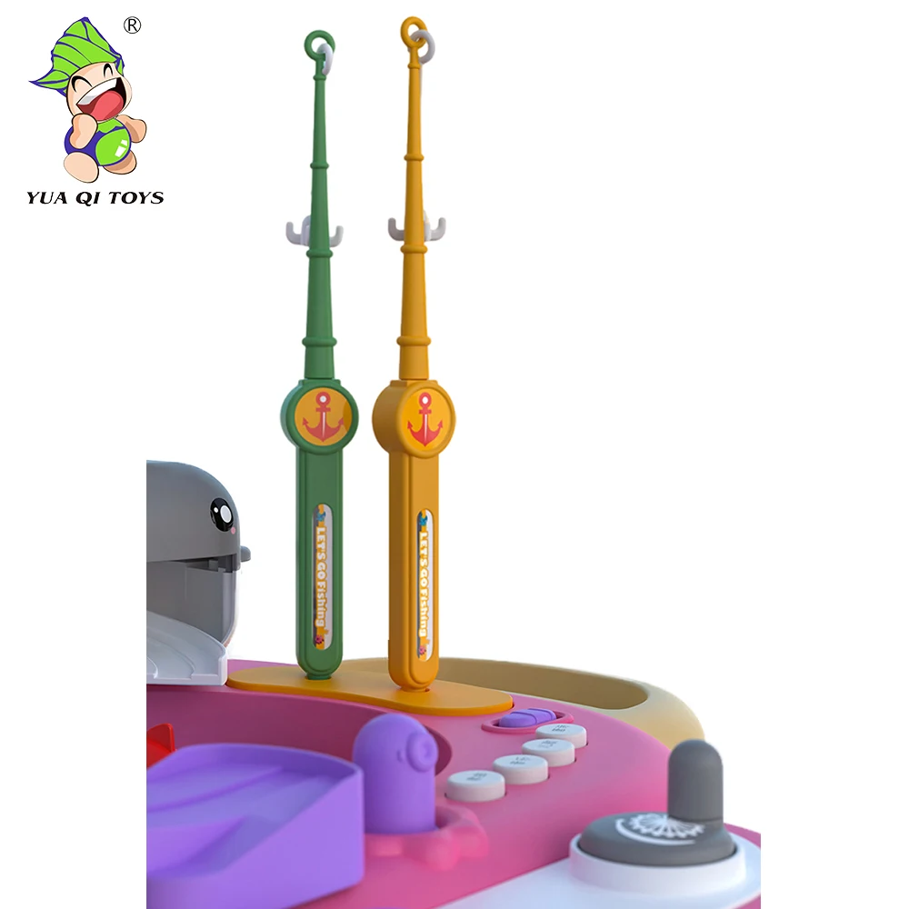 2-Color Educational Fishing Plate Toy Crossing the Fishing Plate