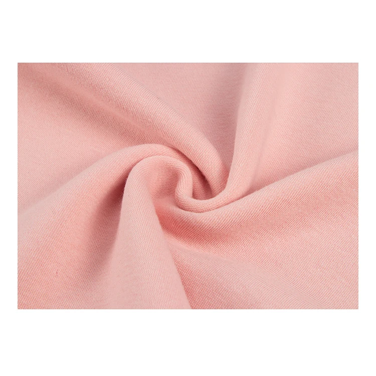 KF1147  50%cotton 50%poly  360gsm korea style brush  Knit Double Side Brushed One Side Anti Pilling cottonr Polar Fleece Fabric