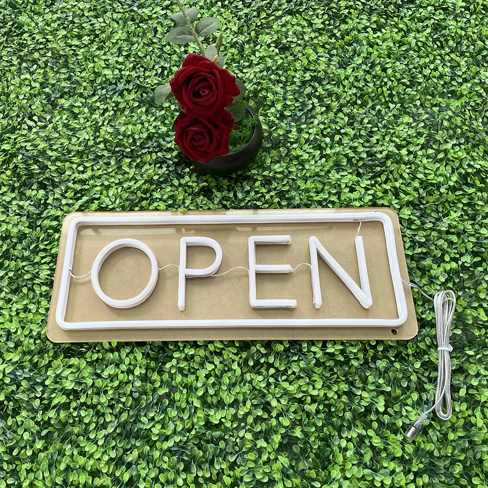 Dropshipping Free Design Custom Led Neon Sign Light Electronic Led Signs Custom Open Neon Sign for Shop