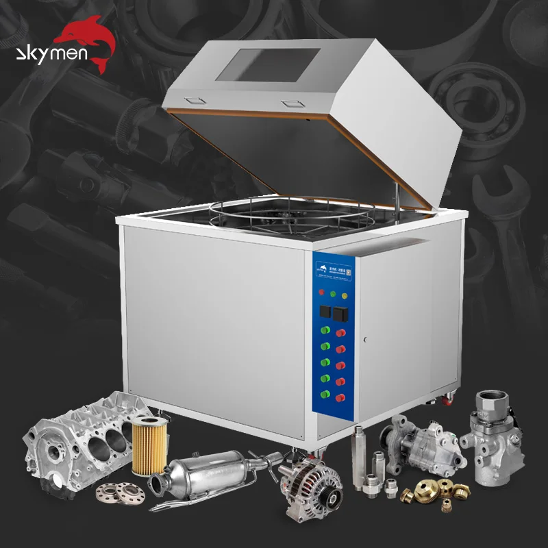 Rotating Parts Washer with High Pressure 360 Rotary Jet Spray Cleaning machine