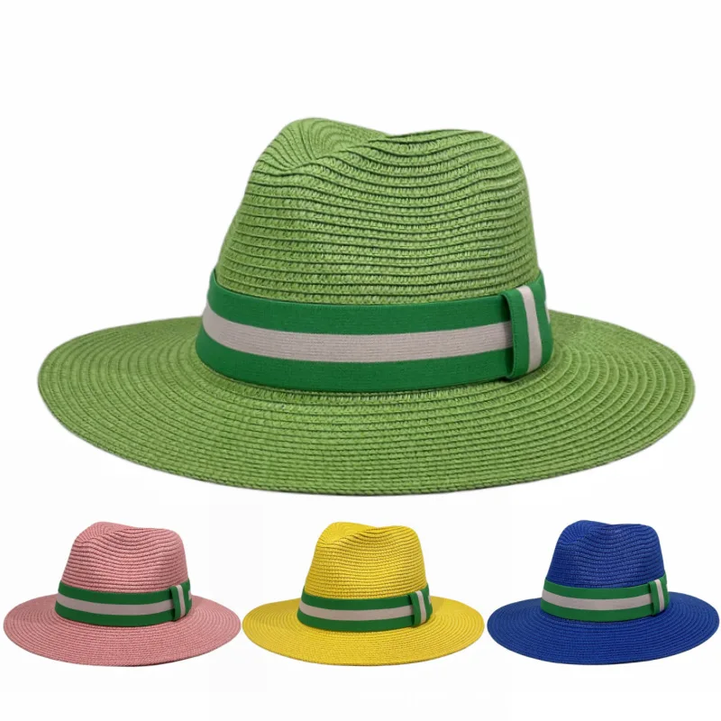 Wholesale Foldable Travel Strawhat Women beach hats women Wholesale soft straw hats beach hat