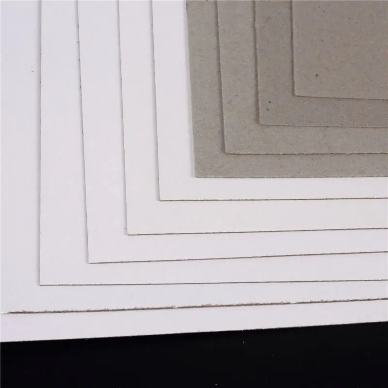 Custom 250gsm 300gsm 350gsm 400gsm Kraft Brown Grey White Back One Side Printed Coated Paper Duplex Board