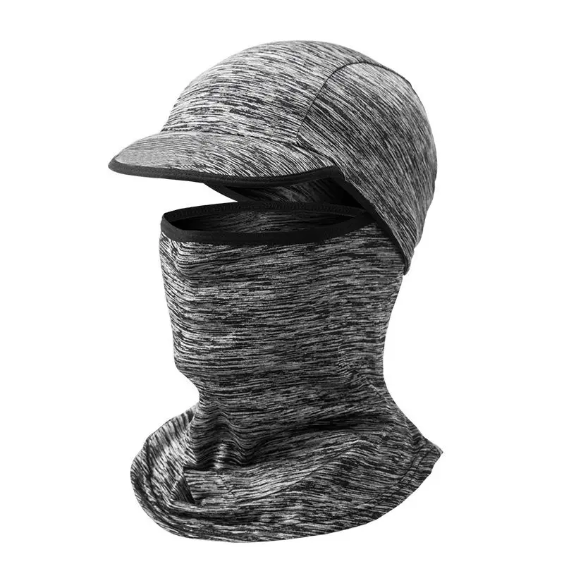 Ice Fabric Cycling Bike Caps Face Mask Anti-sweat Breathable Cap  Headwear Anti-UV Sunshade Riding Headgear Bicycle Bike Bandana