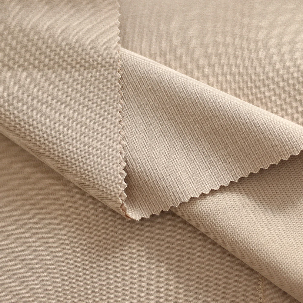 High Quality 50S NR Ponte Roma With Spandex Fabric/Weight Is 300gsm For Skirt Sports Trousers Knitted Fabric