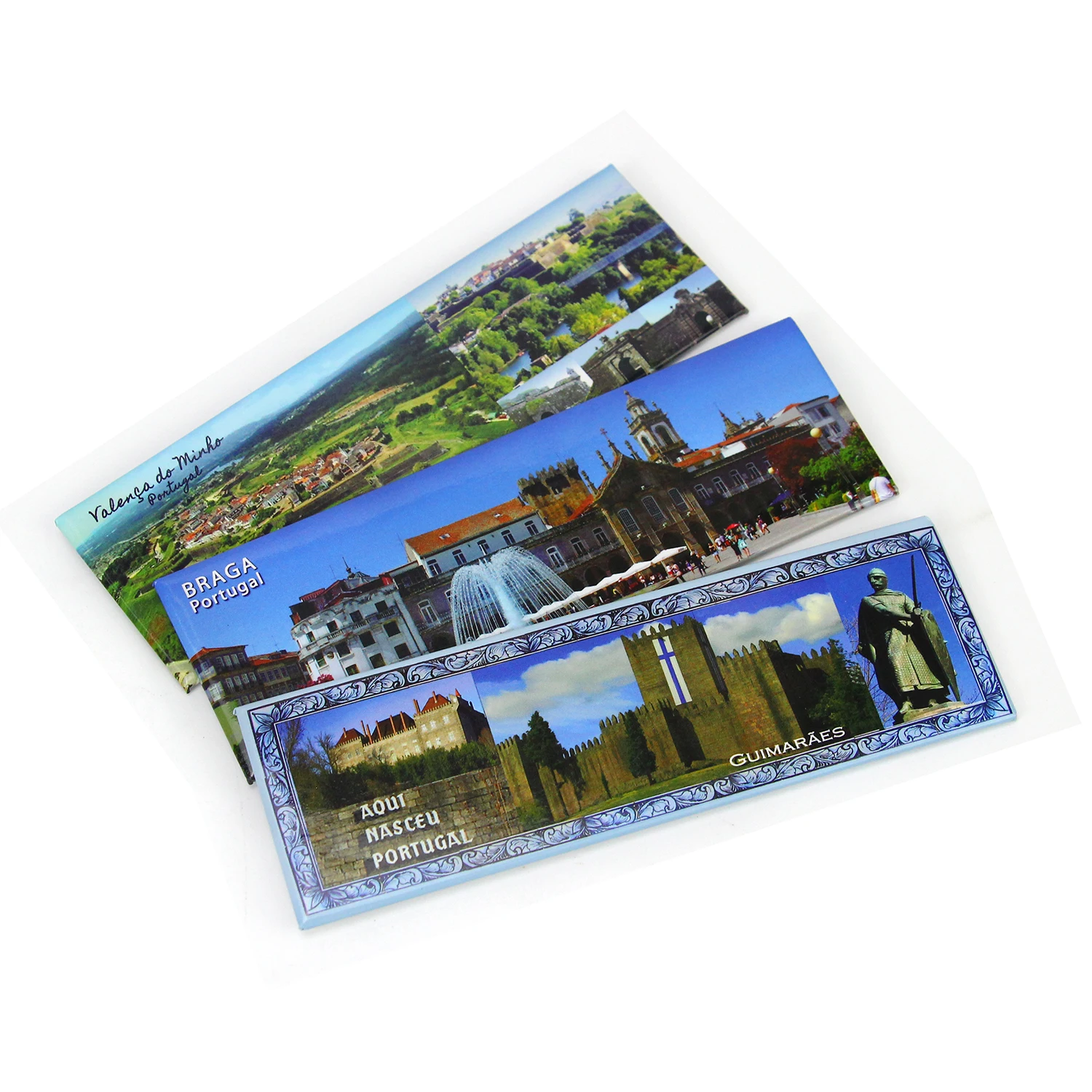 Souvenir Magnetic Gift Portugal Braga 80*53Mm 40*125Mm 63.5*63.5 Mm Magnet Custom Printing Tinplate Fridge Magnets