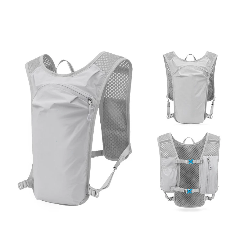 Lightweight Nylon Outdoor Hydration Backpack Hydration Vest Bag for Cross-country Marathon Riding Running for Men and Women