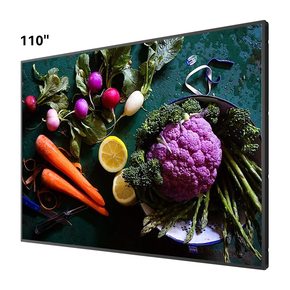 VISIGN hot sell 65 75 85 98 110 inch LCD wifi Wall Mounted 4K touch TV lcd Wifi Android Advertising Touch Display monitor