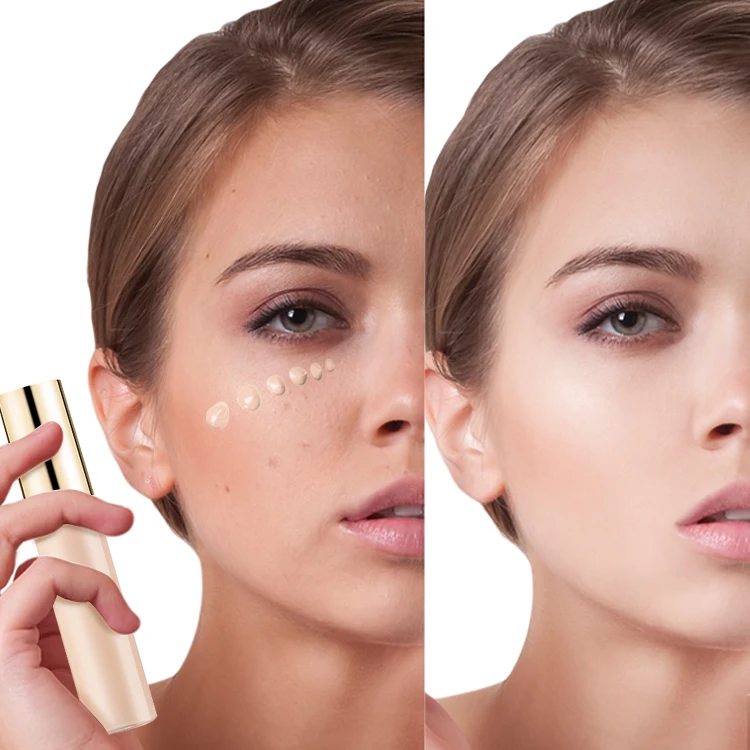 Private Label Best Full Coverage Concealer Cream Oil Free Waterproof Matte Makeup Liquid Foundation for Black Women Dark Skin