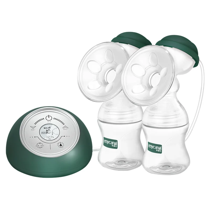 Affordable mother double electric milk digital display and timer double motor breast pump