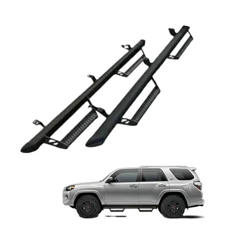 Steel Side Step and Running Board 4x4 Accessories for 2014+ 4Runner Decorating and Installation