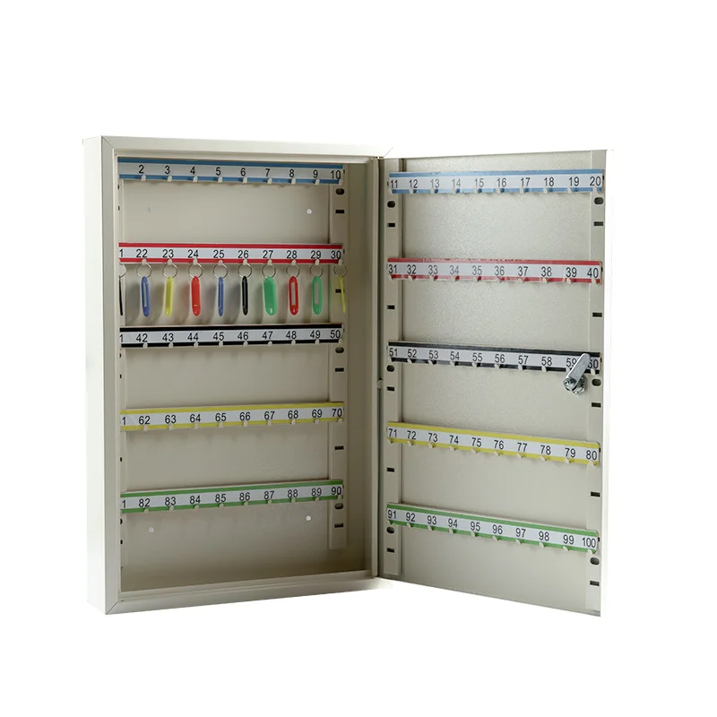 Новый дизайн главный Сейф для ключей 300k коробка с замком и ключом стальной порошковым покрытием Сейф для ключей