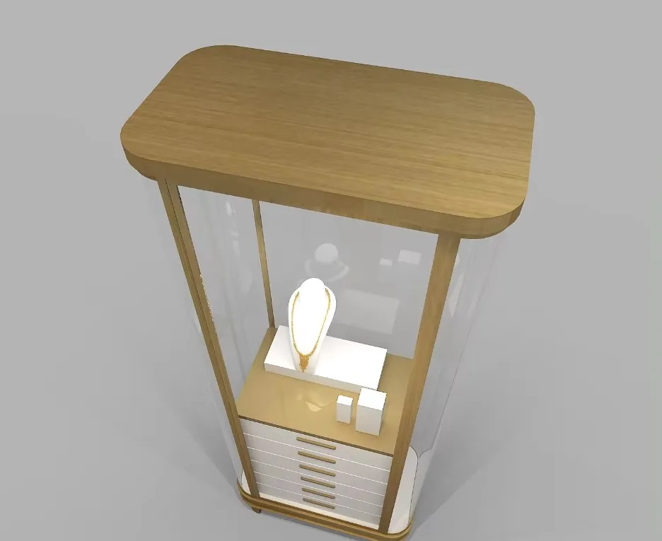 Wholesale Countertop Jewelry Display Cabinet Furniture Showcase Racks For Elegant Jewelry Shop Interior Design