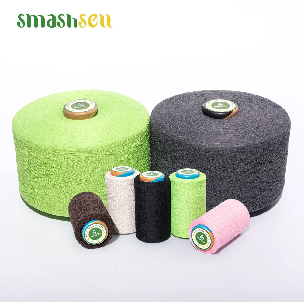 Smashsell Wholesale NE1/16 Recycled Blended Yarn Cotton Thread for Knitting With Cheap Prices