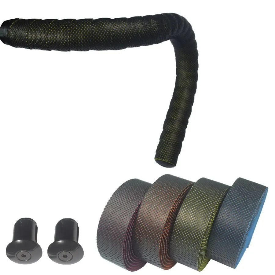 Bicycle road handlebar tape double-layer breathable mesh mountain bike handlebar straps non-slip winding straps