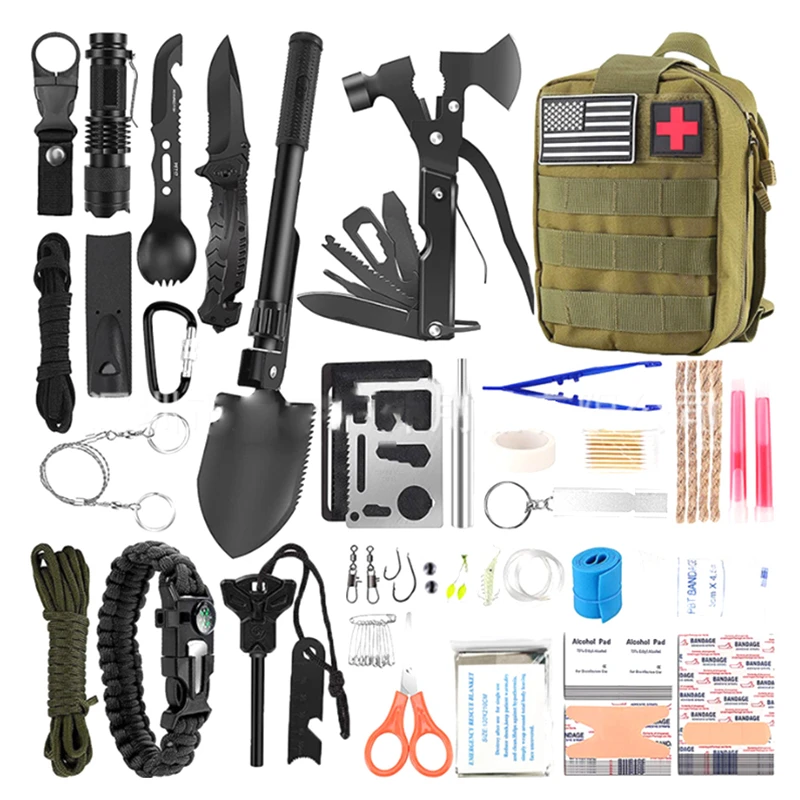 Wholesale Custom First Aid Kit  Emergency Survival Kit Portable  First Aid Kit In Car For Outdoor