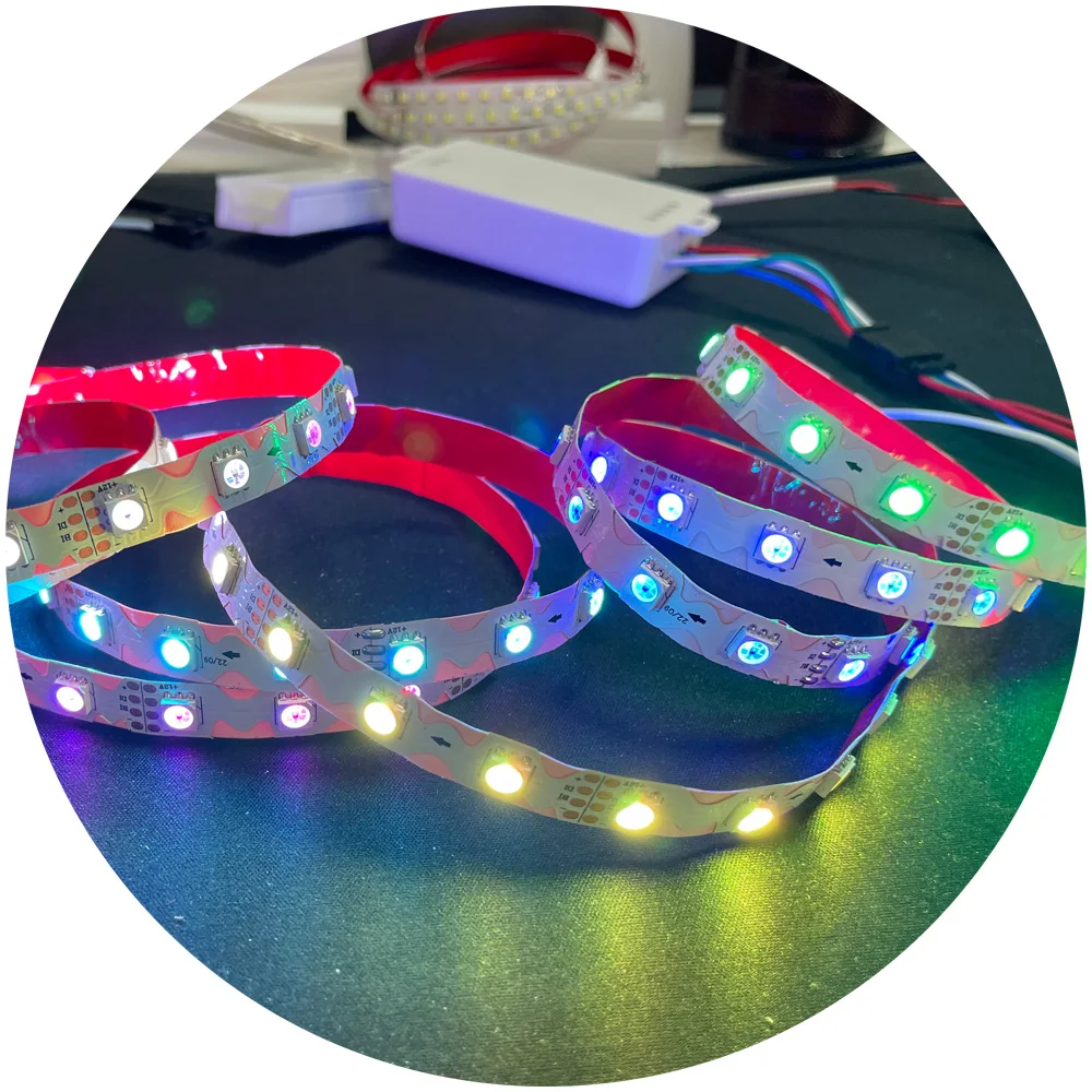 DC12V pixel RGBIC programming s type zigzag advertising display letter signage rgbic led strip lights for channel letter