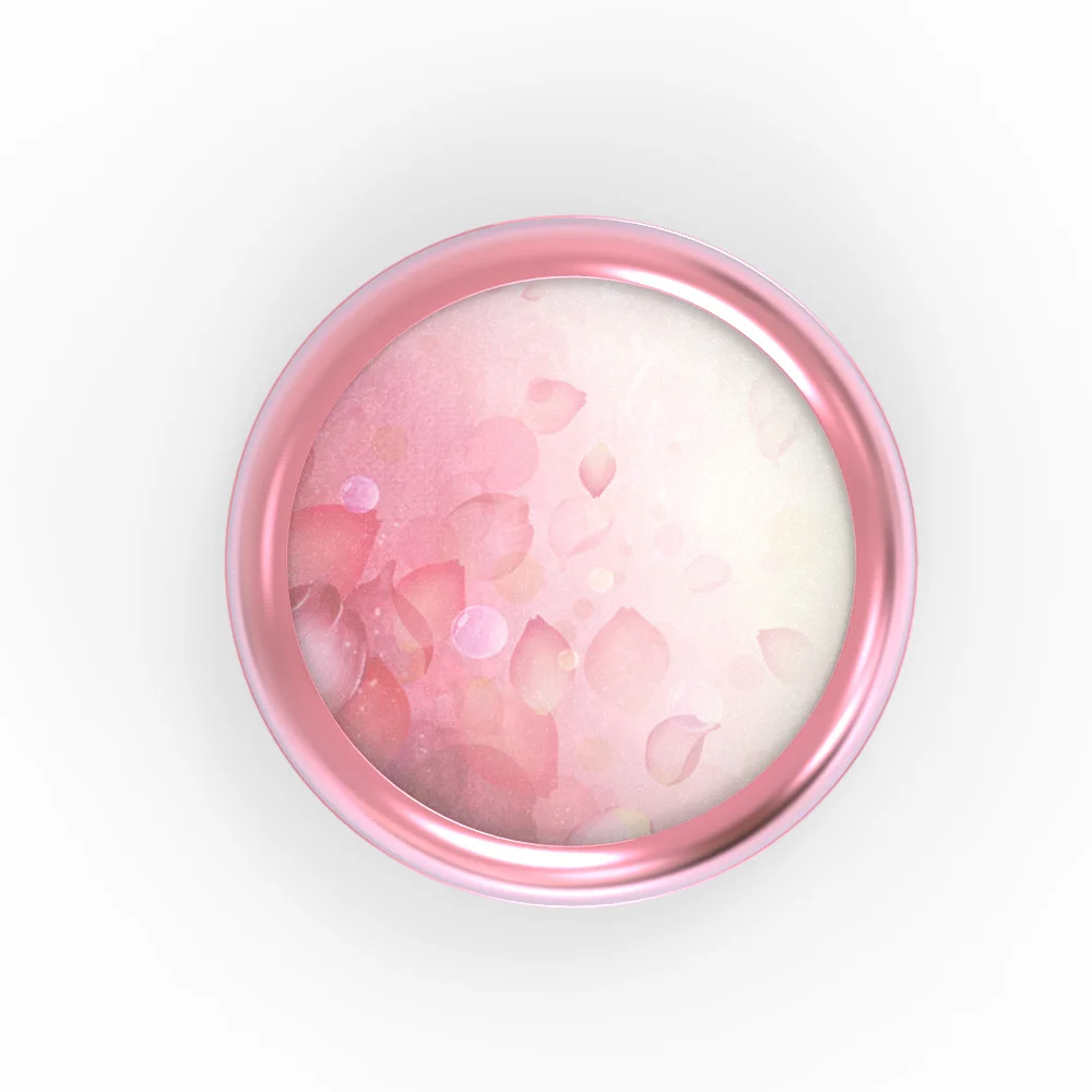 20ML Empty luxury skincare plastic cosmetic jars with lids packaging loose powder plastic jar