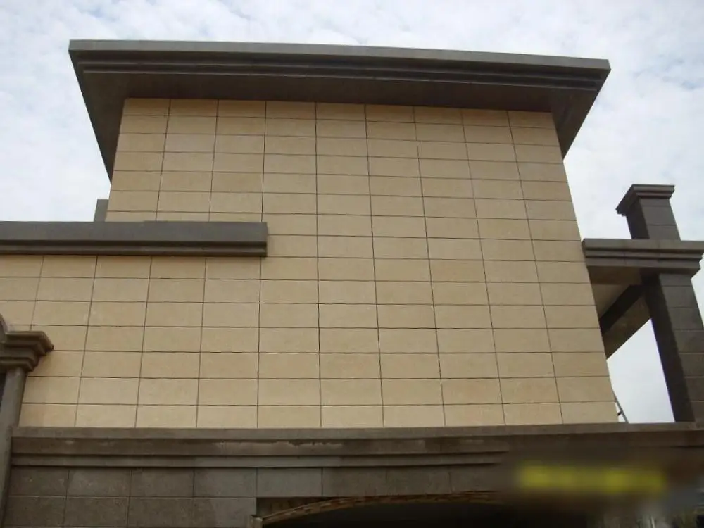 SHIHUI Outdoor Henan Beige Limestone Exterior Wall Tiles Decor Limestone For Villa Decoration And Floor Decorative Material