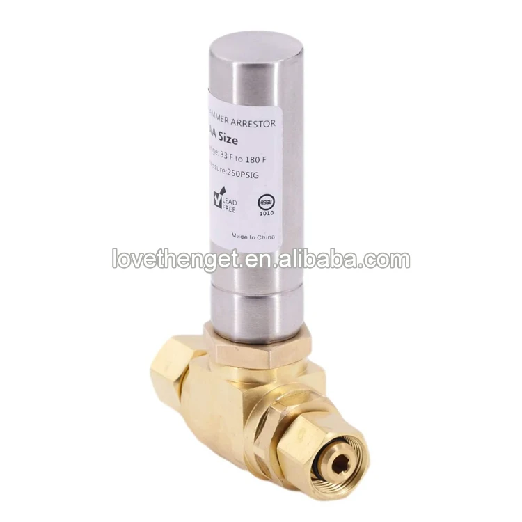 
lead brass body Water Hammer Arrestors stainless steel tube Water Hammer Arrestors 