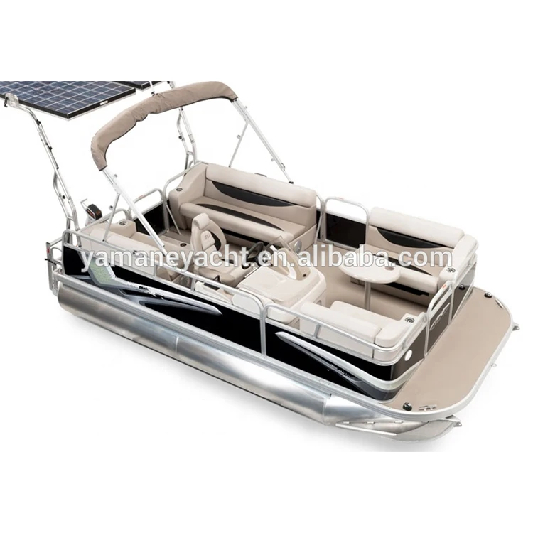 Лучшая алюминиевая двухэтажная понтонная лодка YAMANE YACHT распродажа