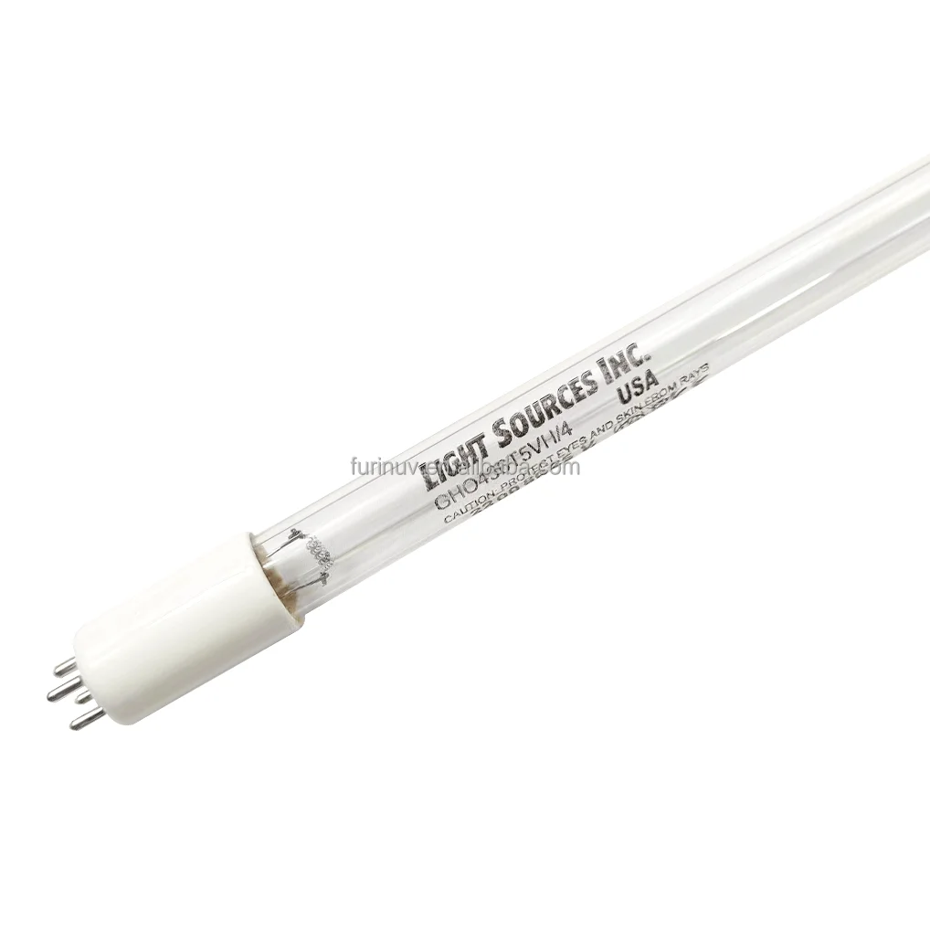LightSources Tube GHO436T5L Lamp Power 48W 60V 800mA Quartz T5 Germicidal Lamp Light