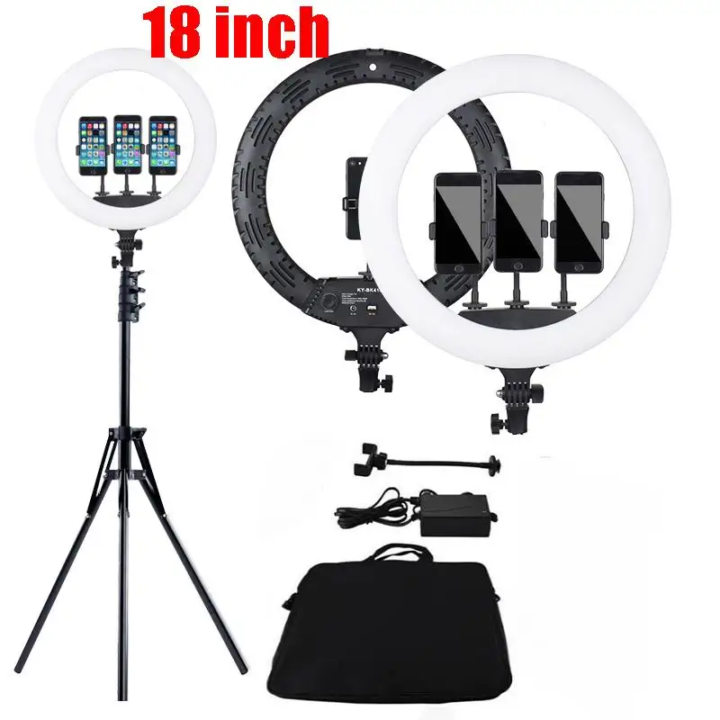 seflie ringlight light ring lamp  photography 3200k-5600k led ring light with remote controller tripod portable bag