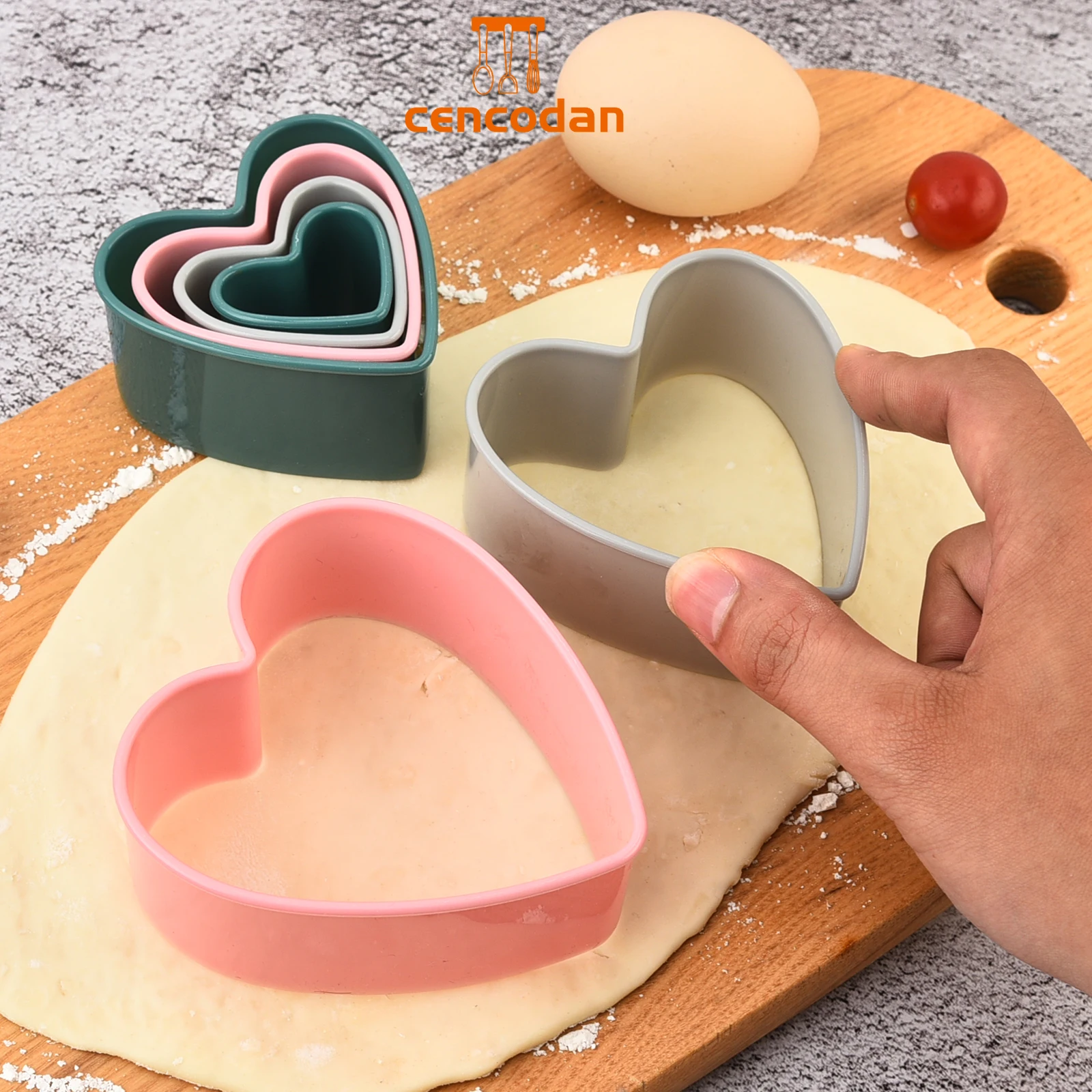 Plastic PP Cookie Cutter Mold Set 23pcs Biscuit Mould Tools