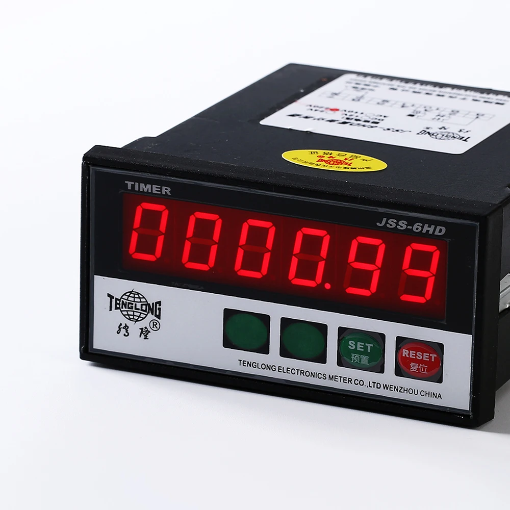 High quality hot selling 220v 6 digits digital hours meter with power off memory