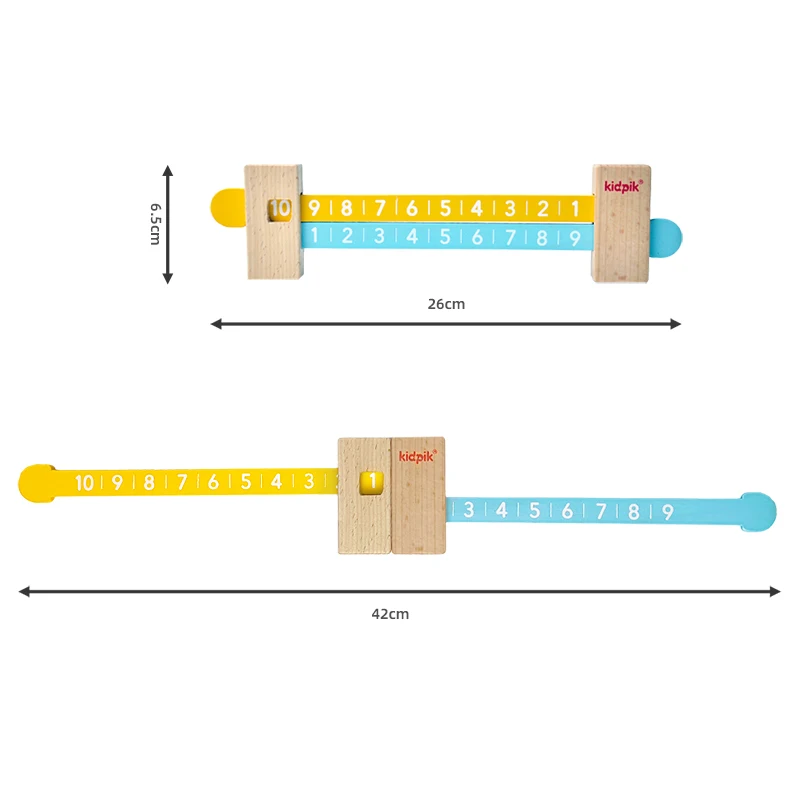 Math Push Toy 1 To 20 Addition And Abstraction Game Preschool Numbers Cognition Scale Interactive Learning Maths Toys For Kids
