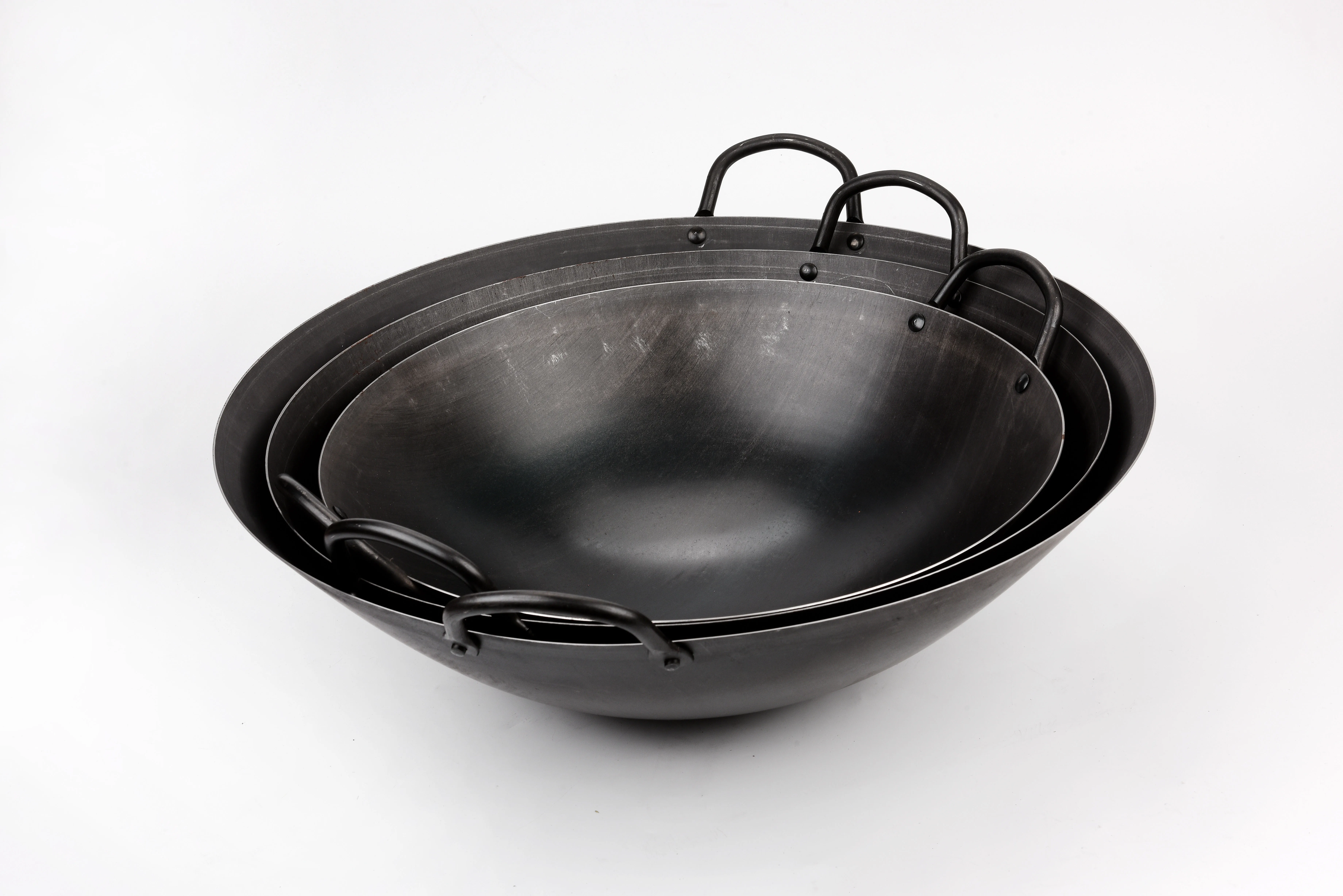 Chinese home Steel flat bottom Wok Induction Cooker Iron Wok, Affordable Quality Iron Pot