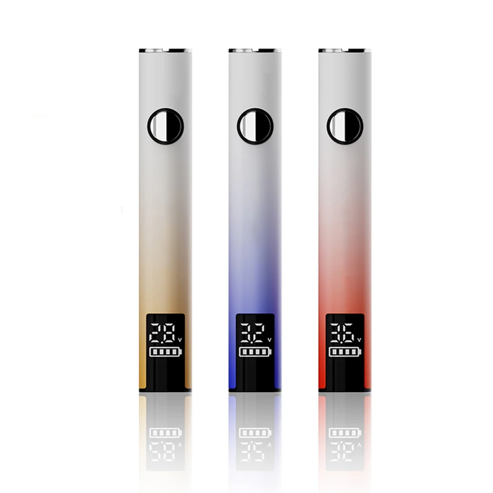 UKETA wholesale smoke accessories preheat 350mah 650mah 900mah 1100mah LED rechargeable battery pen USB ciga rette lighter