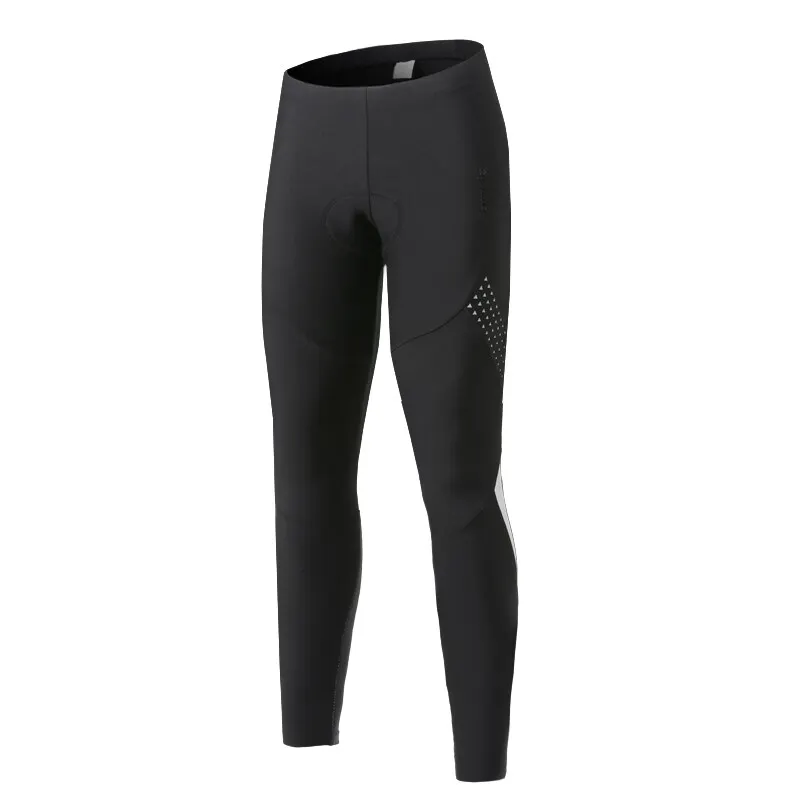 Santic Women Cycling Pants Winter Fleece Warm Jumpsuit Bicycle Long Trousers Triathlon Road Bike Clothing Sweatpants