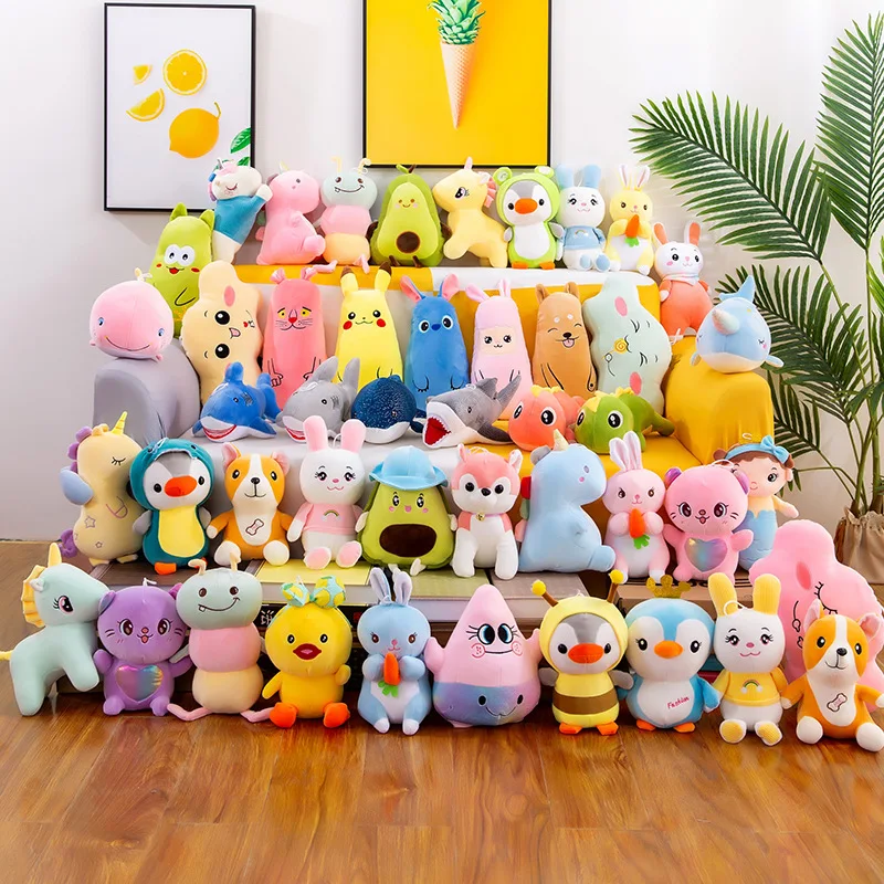 Wholesale 8-inch grab doll soft plush material plush toy cheap plush doll