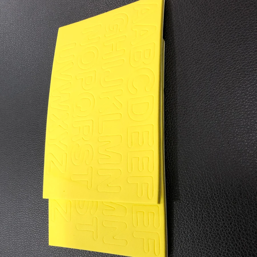 3mm letter size material word glued roll high elasticity die cutting eva polyurethane foam sheet