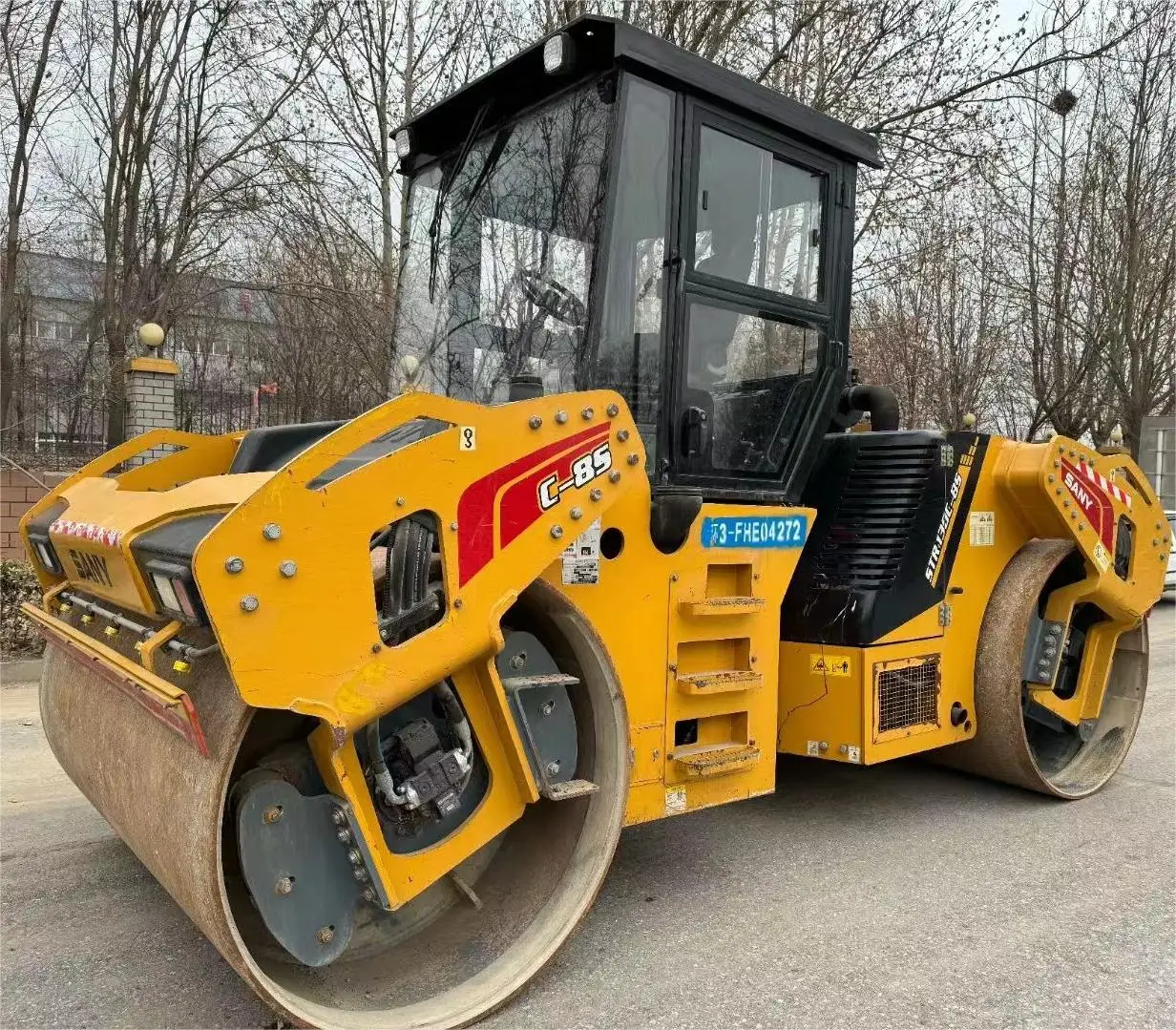 Affordable and durable  road roller   13ton    SANY  STR130C-8   double steel wheel roller   for road rolling